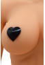Nipple Métal noir Cache tétons cœur 