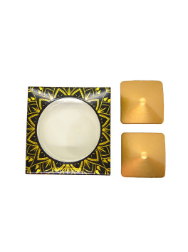 Nipple Métal doré Cache tétons carré 