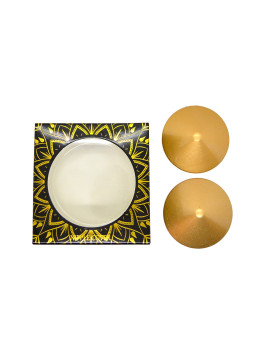 Nipple Métal doré Cache tétons cône 