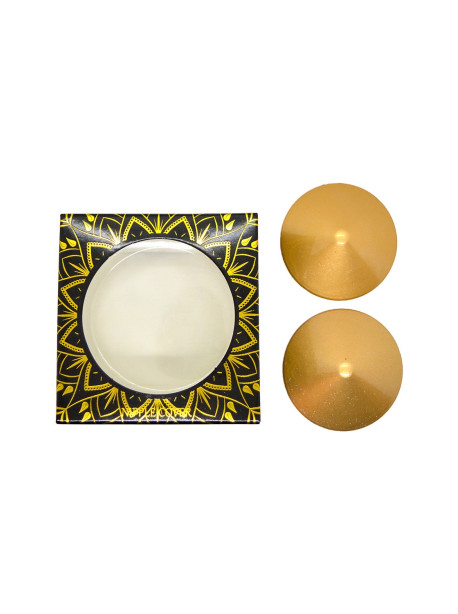 Nipple Métal doré Cache tétons cône 