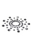 Paire de cache tétons adhésifs strass noir 