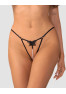 Selisme crotchless thong - Black