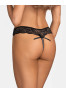Trinise crotchless thong - Black