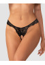 Trinise string ouvert noir