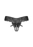 Trinise string ouvert noir
