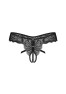 Trinise string ouvert noir
