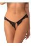 Divienne crotchless thong - Black
