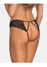 Divienne crotchless thong - Black