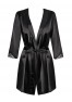 Satinia Robe Black