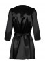 Satinia Robe Black