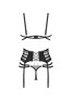 Lune Bellis 3 pieces open set set - Black