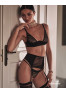 Lune Bellis 3 pieces open set set - Black