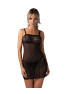 Lune Bellis chemise and thong - Black