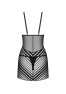 Lune Bellis chemise and thong - Black