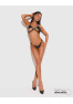 Anyya 2 pieces crotchless lingerie set - Black
