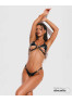 Anyya 2 pieces crotchless lingerie set - Black