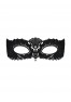 Vente en gros Masque souple sexy noir avec fermeture ruban