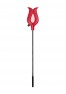 vente en gros obsessive Tapette paddle cuir rouge forme satanique