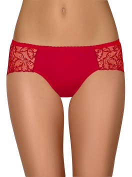 vente en gros Culotte rouge sexy avec transparence de côtés et tissu haute qualité