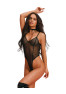 Anniverse special body ouvert et harnais - Noirs