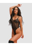 Anniverse special body ouvert et harnais - Noirs