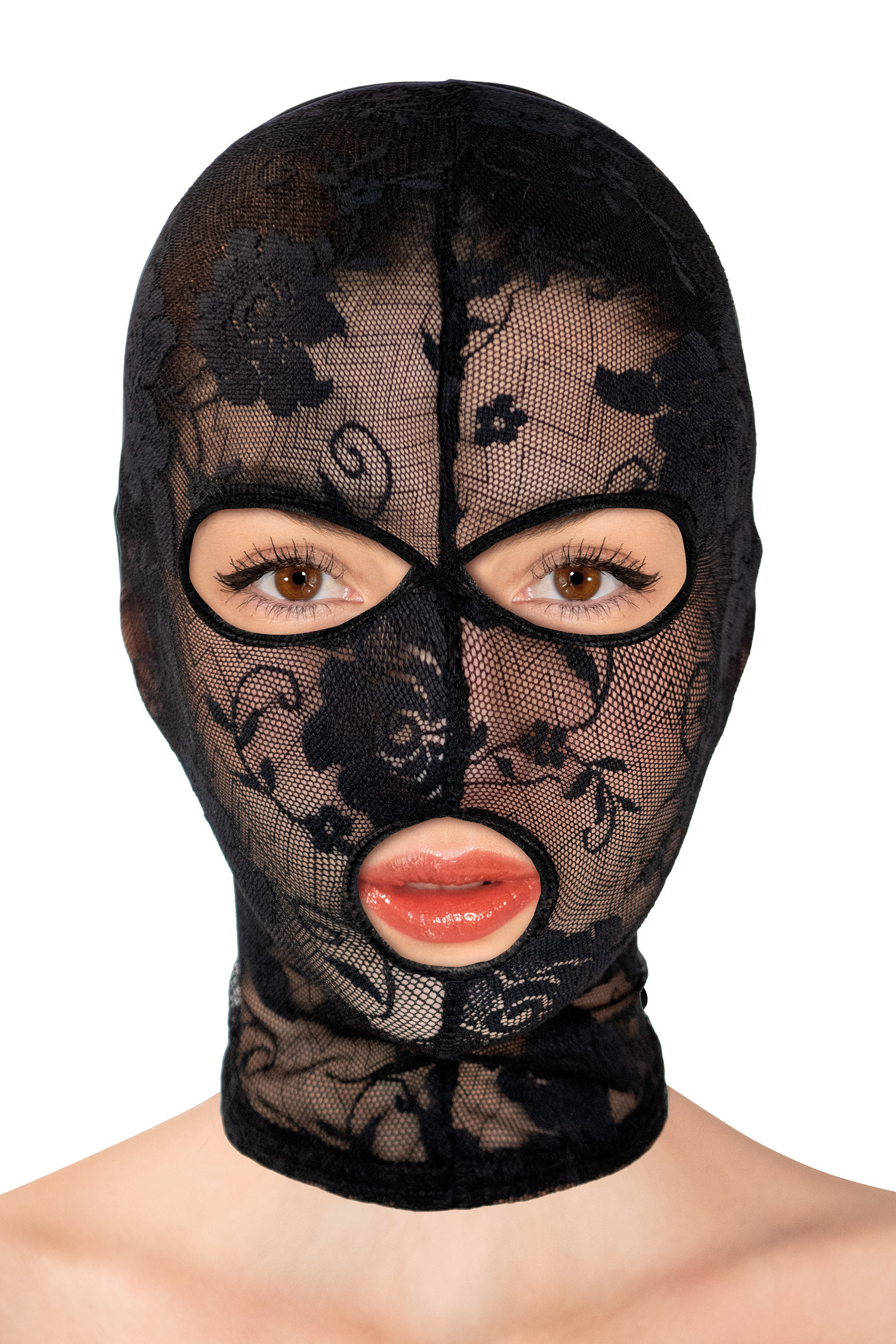 Cagoule fétichiste en dentelle Fetish Tentation — Fetish Tentation, sélection SENVÉLYA