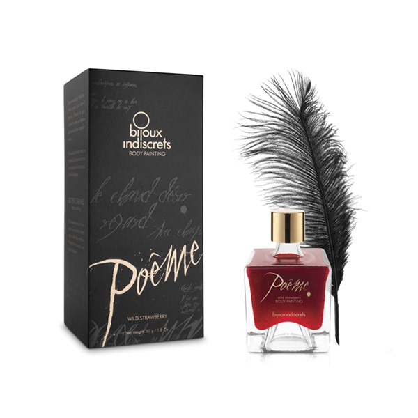 Poème - Peinture pour corps - Fraise Sauvage — Bijoux Indiscrets, sélection SENVÉLYA