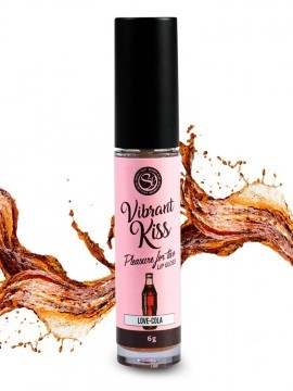 Vibrating Lip Shiner Kiss Fairy Conte Taste Cola 3657