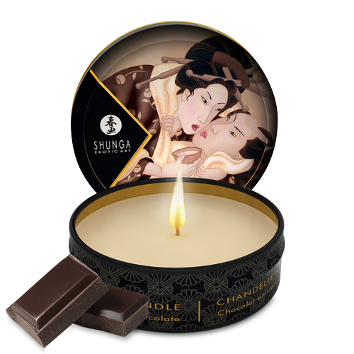 Mini massage candle - Excitation Chocolate intoxicating