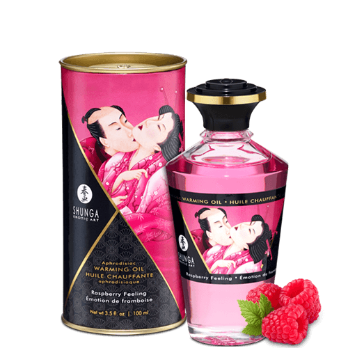 Aphrodisiac ısıtma yağı - Raspberry 100 ml