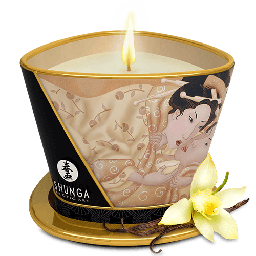Massage candle light and caresses - Vanilla desire