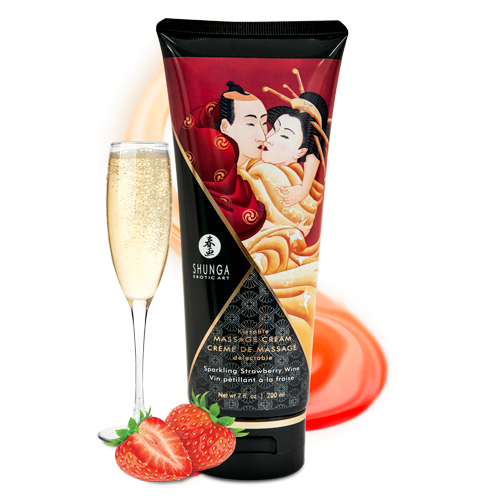 Delicious Massage Cream - Strawberry sparkling wine
