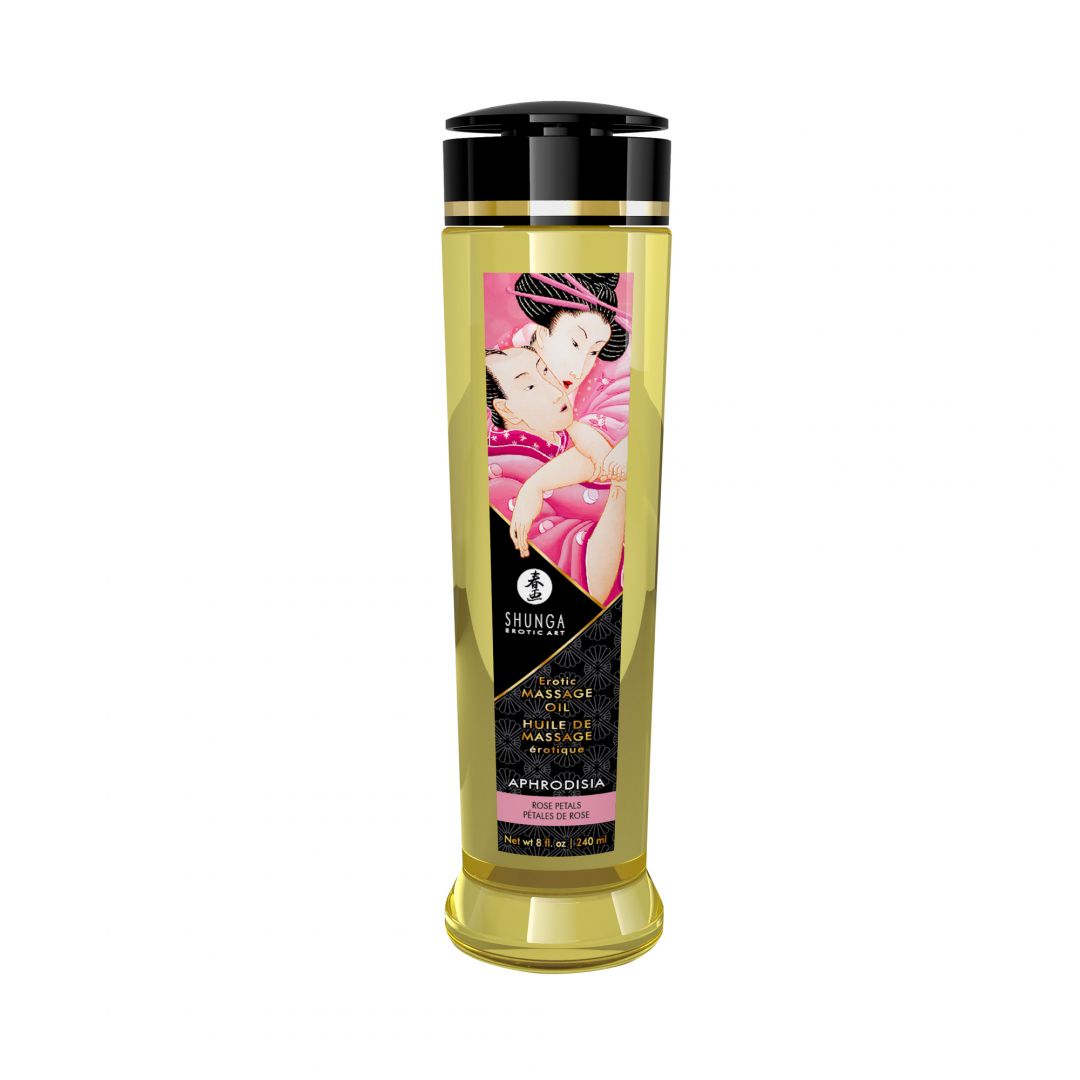 Erotisk massage olie - Afrodisia - Rose - 240 ml