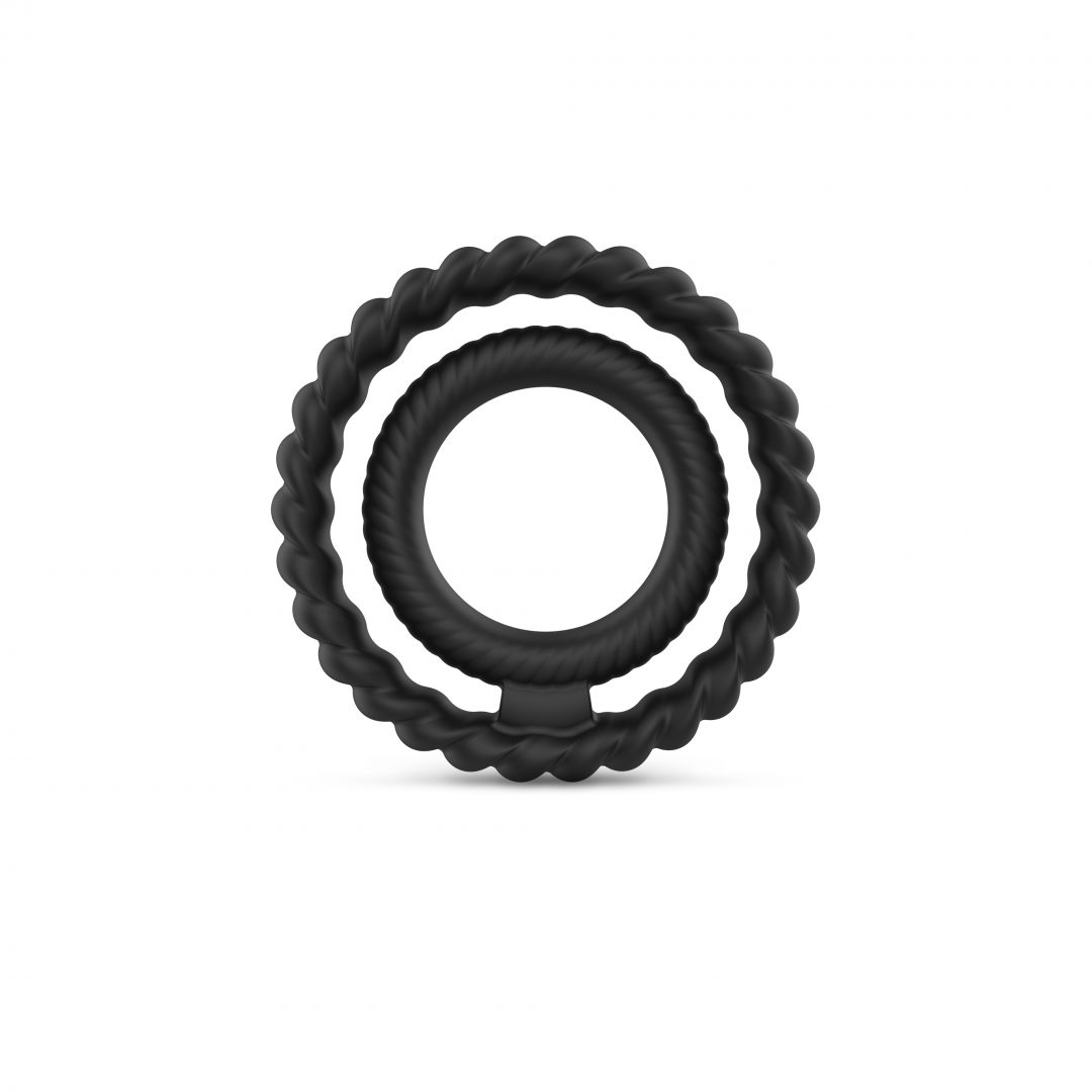 Cockring Dual ring Dorcel - Noir — Dorcel, sélection SENVÉLYA