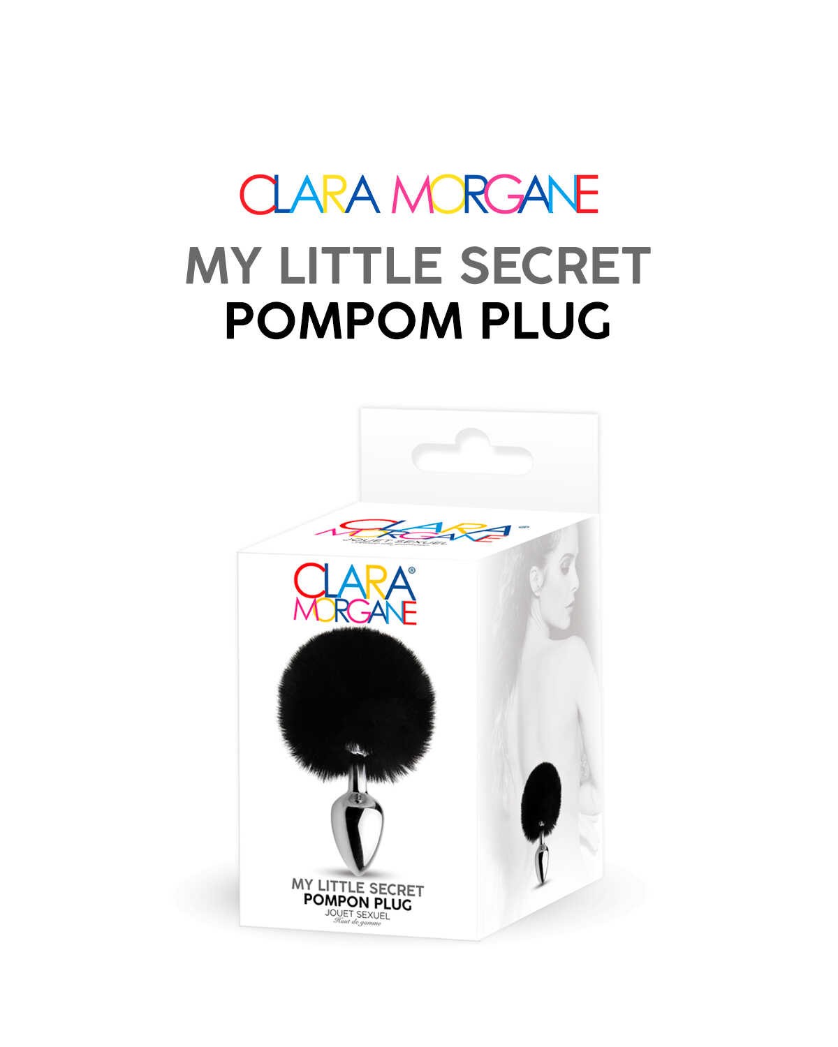 My little secret pompom plug - noir — Clara Morgane, sélection SENVÉLYA