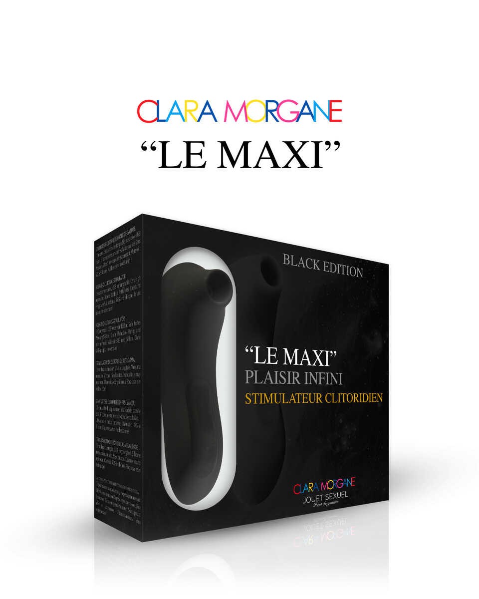 Le Maxi stimulateur clitoridien - Noir — Clara Morgane, sélection SENVÉLYA