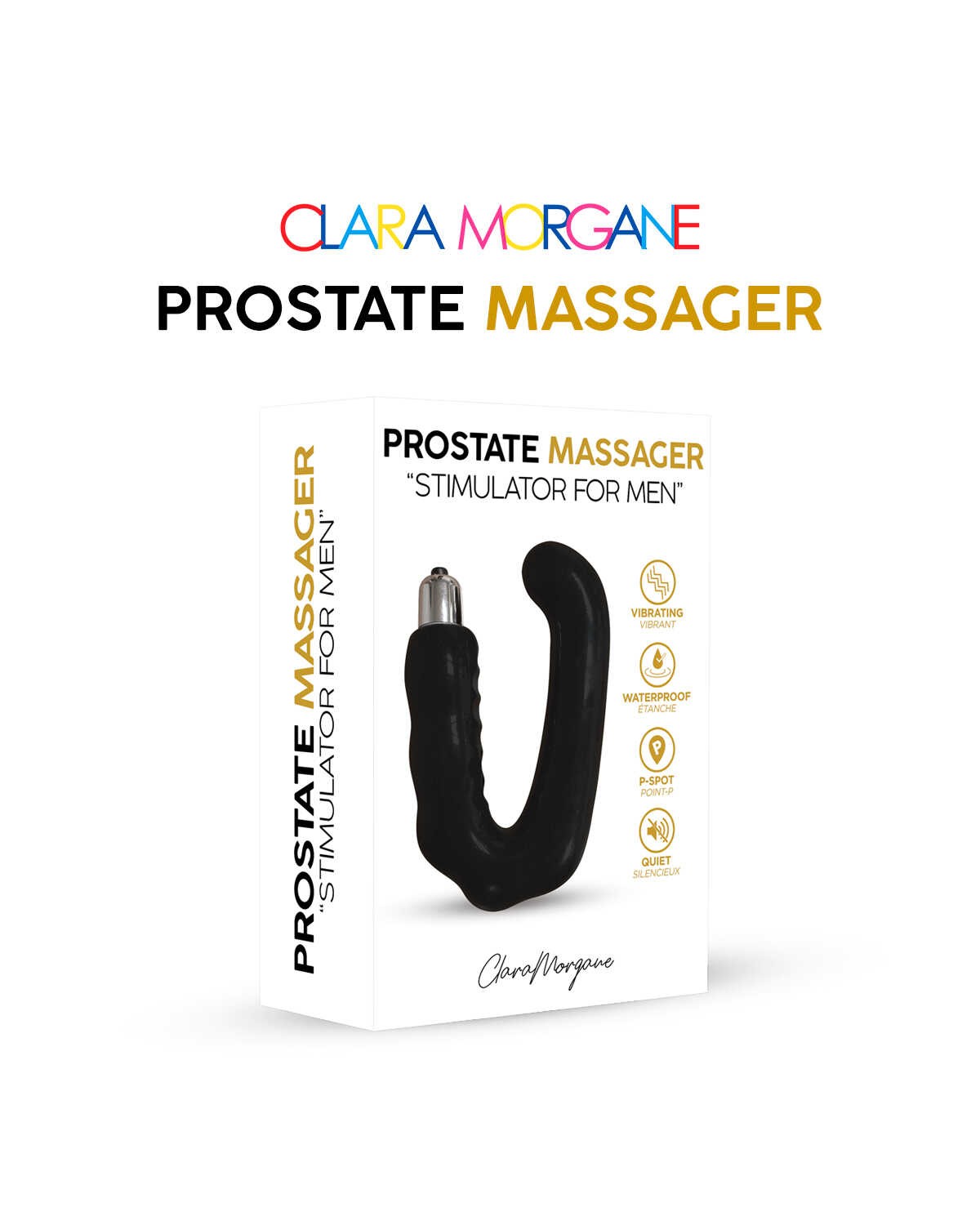 Stimulateur de prostate Clara Morgane - Noir — Clara Morgane, sélection SENVÉLYA