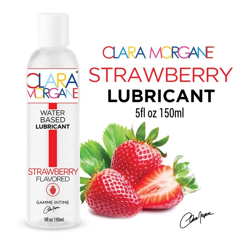 Lubrifiant Fraise 150 ml Clara Morgane — Clara Morgane, sélection SENVÉLYA