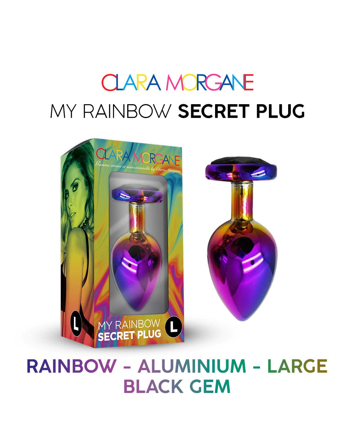 My little rainbow Secret Plug — Clara Morgane, sélection SENVÉLYA