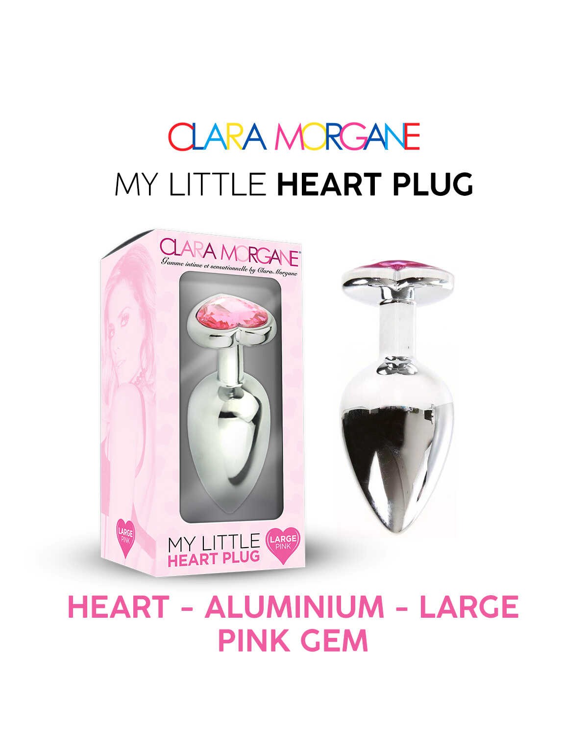 My little Heart Plug - Rose — Clara Morgane, sélection SENVÉLYA