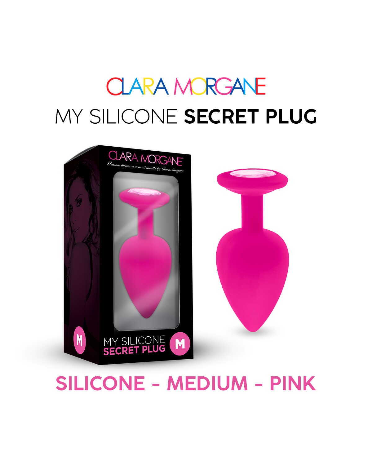 My Silicone Secret Plug - Rose — Clara Morgane, sélection SENVÉLYA