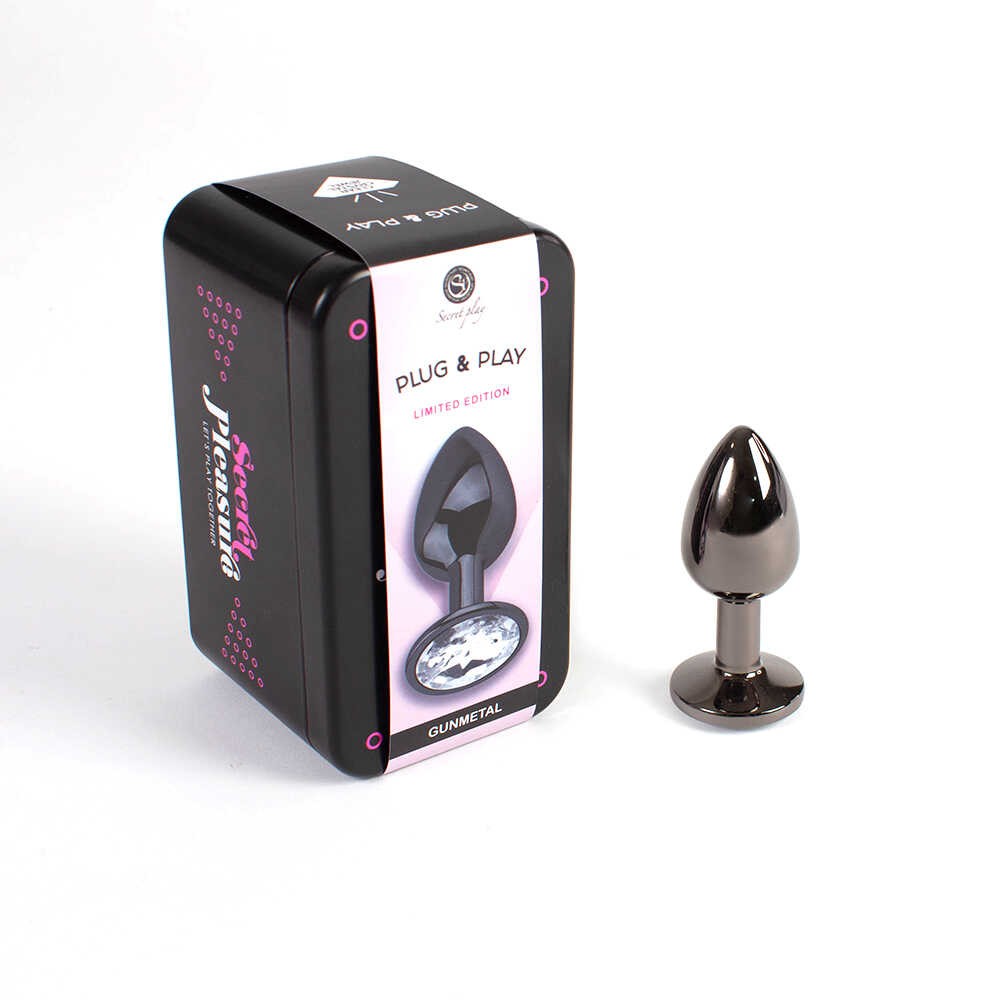 Plug anal secret play - Gunmetal — Secret Play, sélection SENVÉLYA