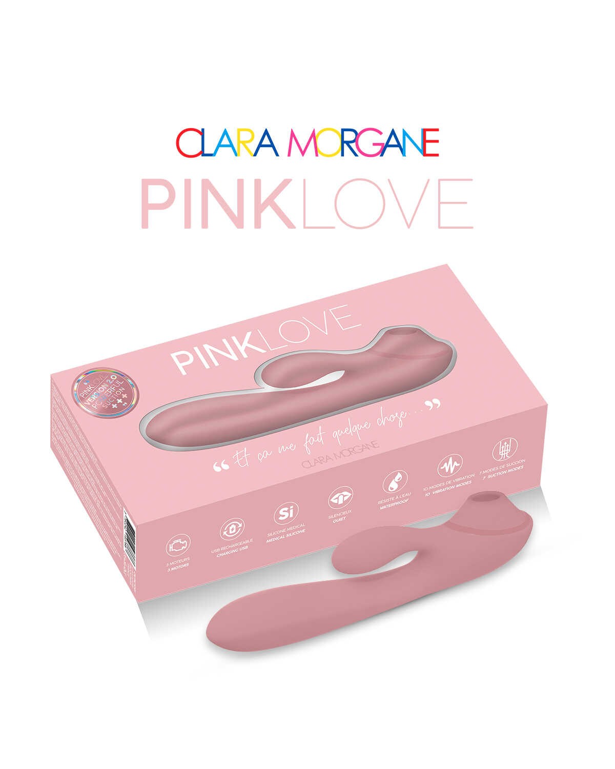 Pink love - Stimulateur clitoridien — Clara Morgane, sélection SENVÉLYA