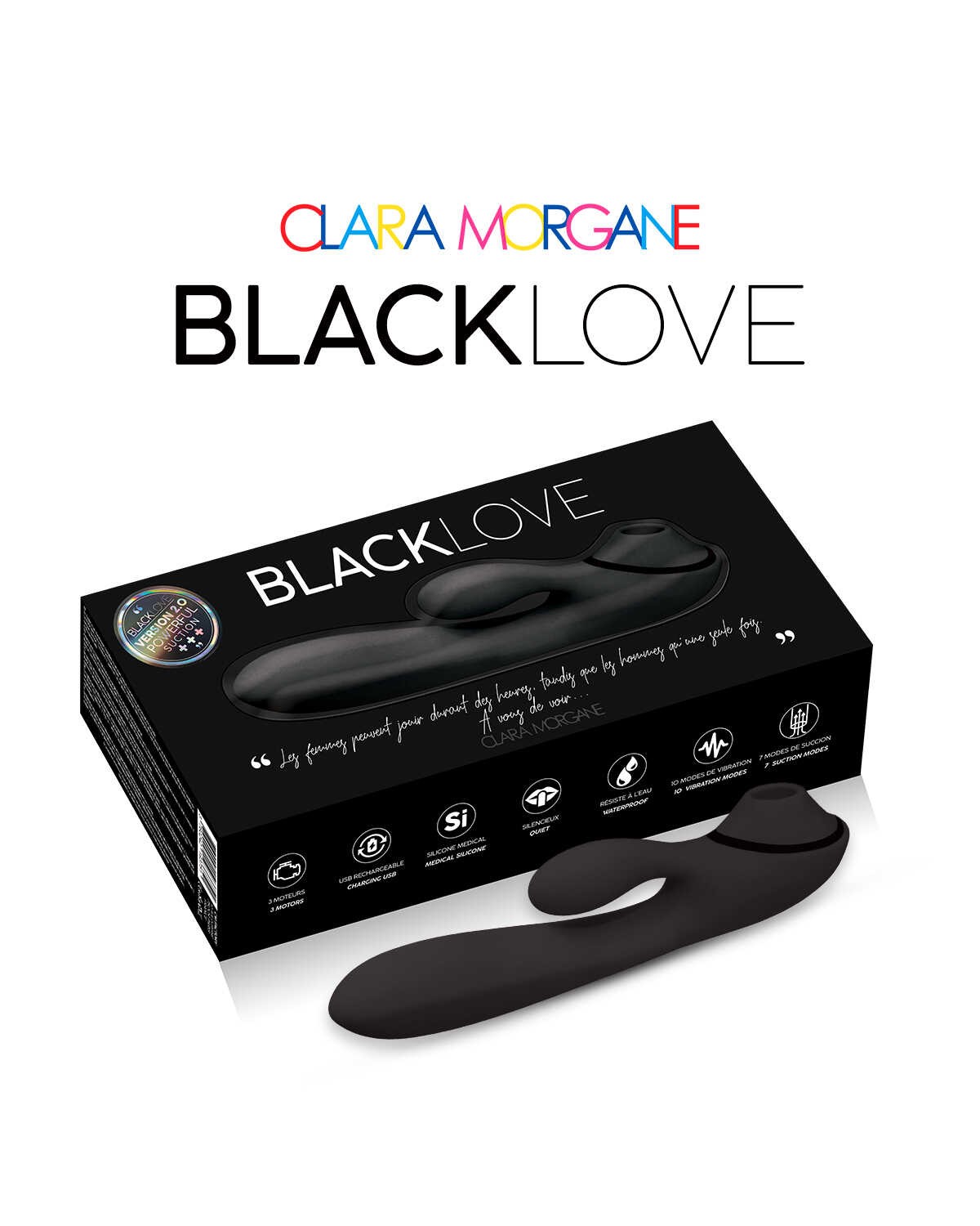 Black love - Stimulateur clitoridien — Clara Morgane, sélection SENVÉLYA