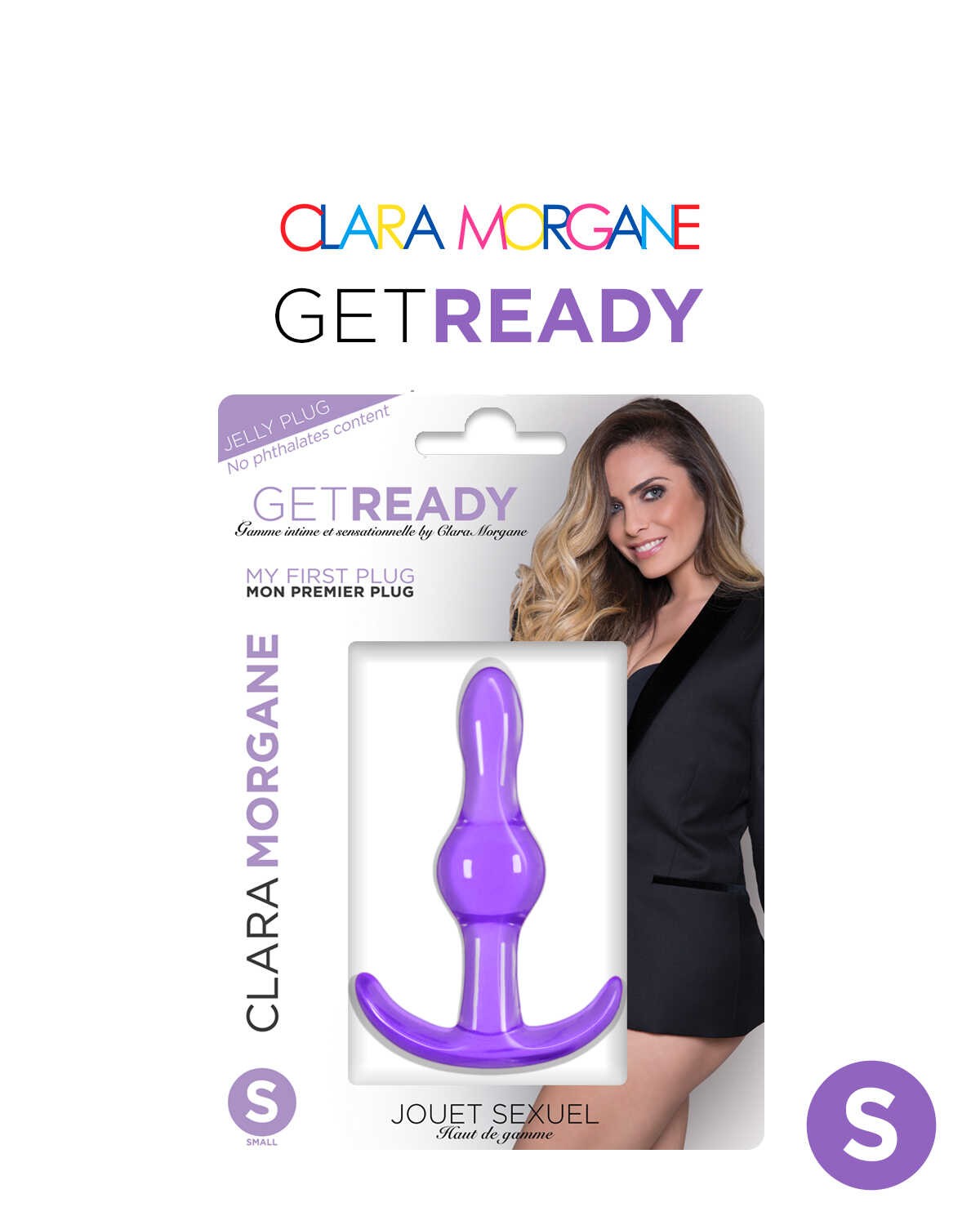 Get ready plug Clara Morgane - Violet (S) — Clara Morgane, sélection SENVÉLYA