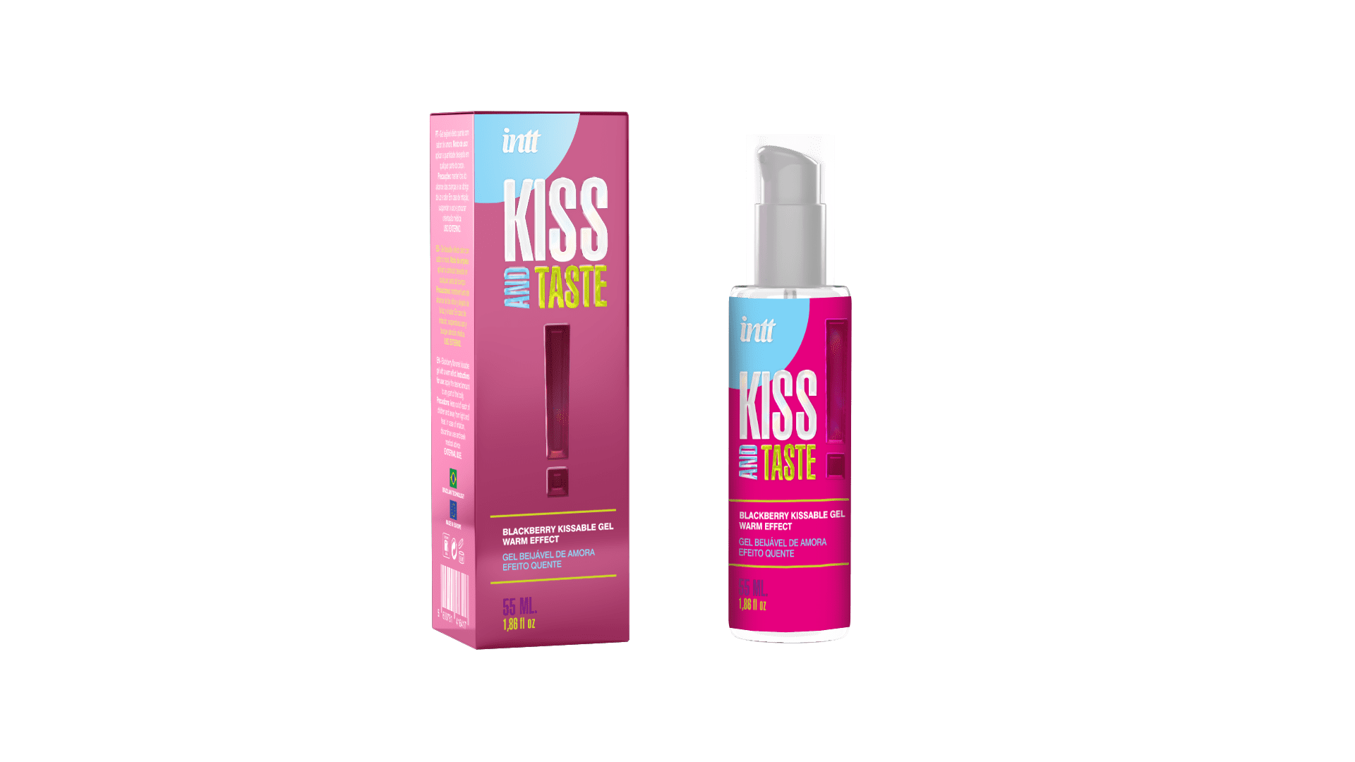 Kiss and taste! Hot-effect kissable gel