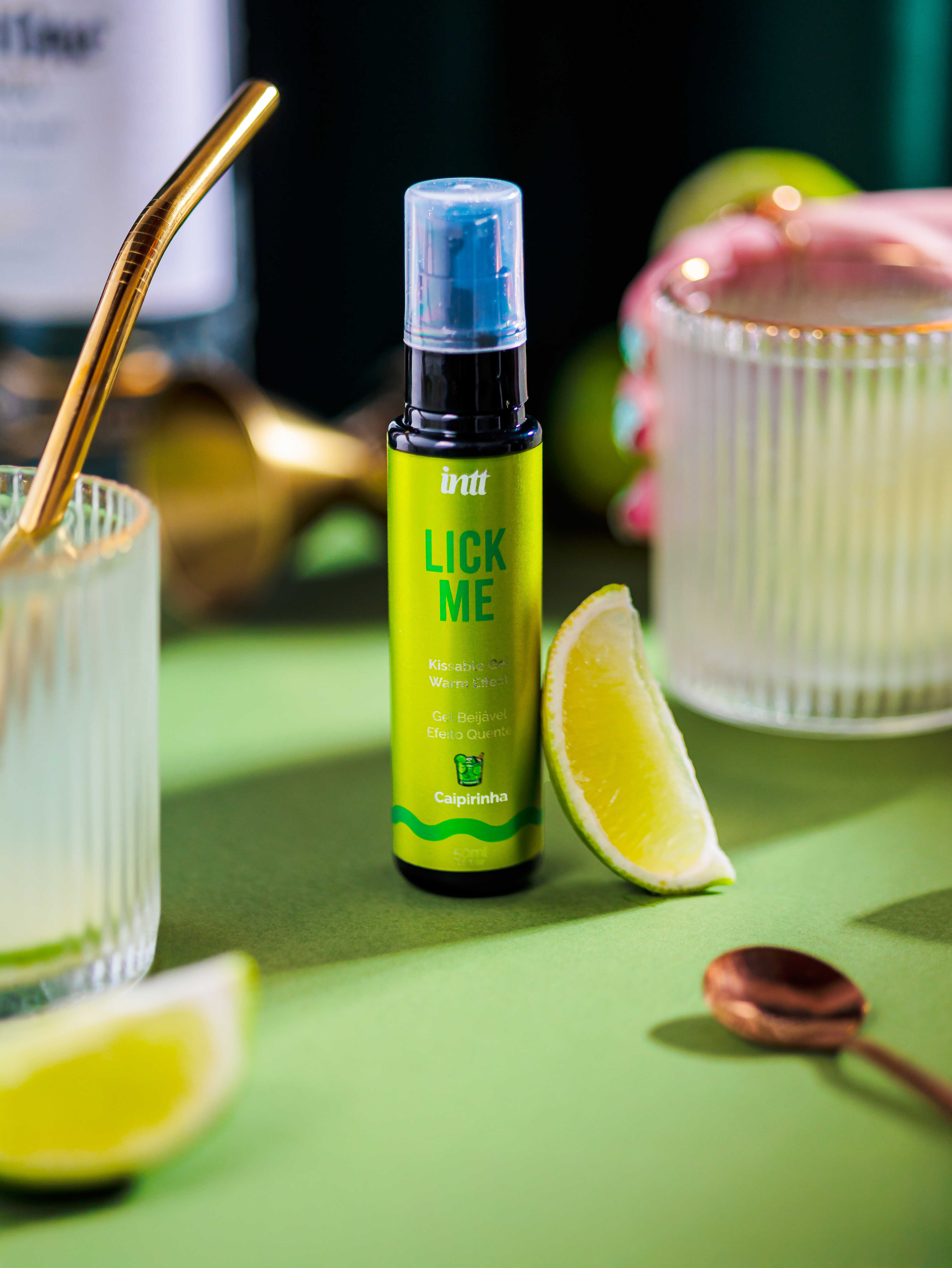 Lick me Caipirinha - Geheiztes und küssebares Gel