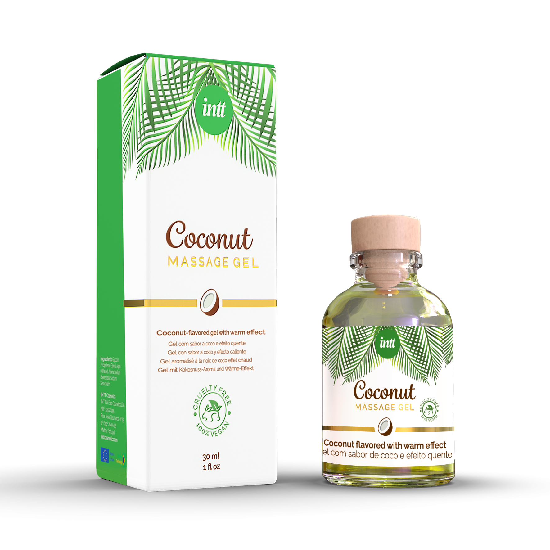 Vegan Massage Gel Kokosnuss - Küssliches Gel